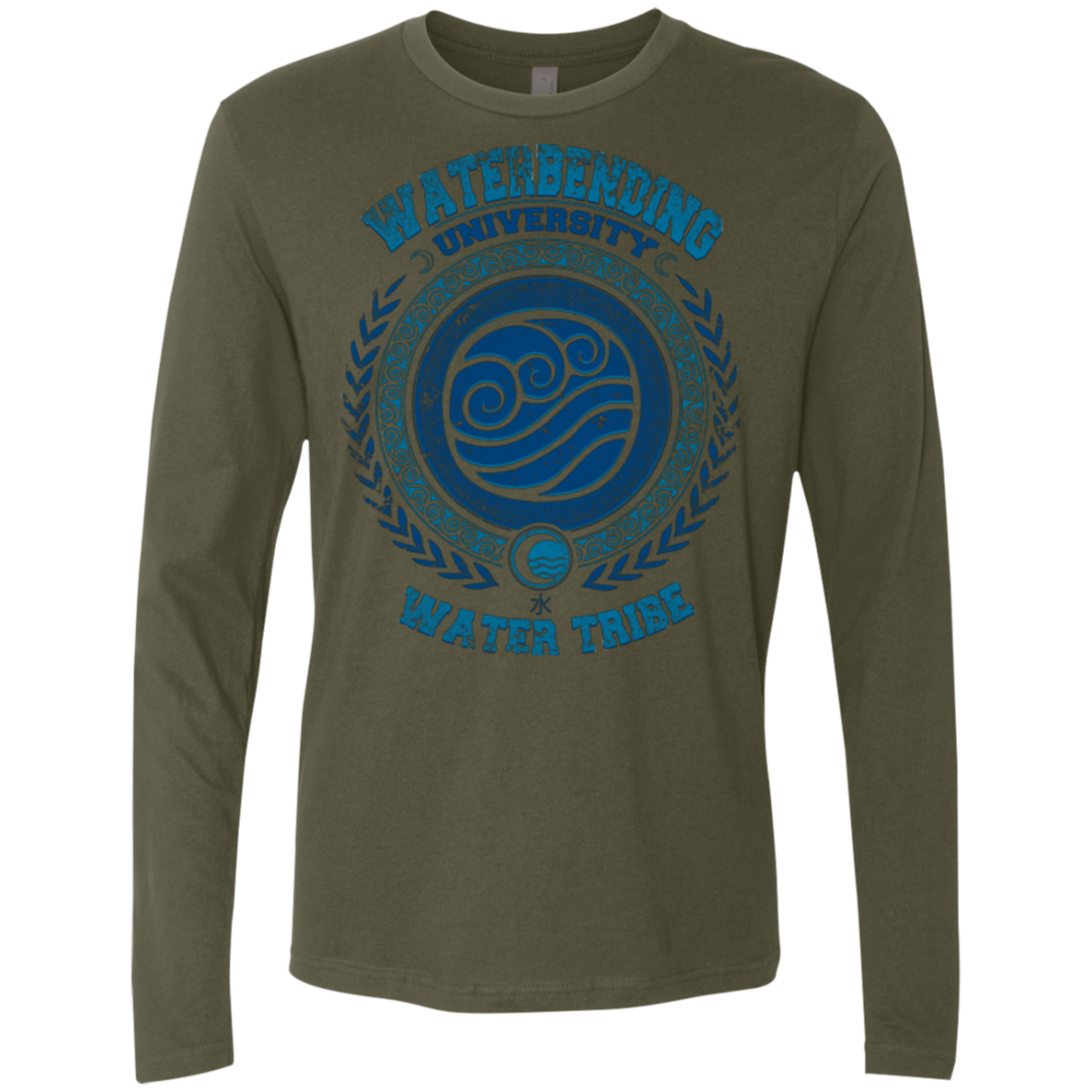 Waterbending University Men's Premium Long Sleeve