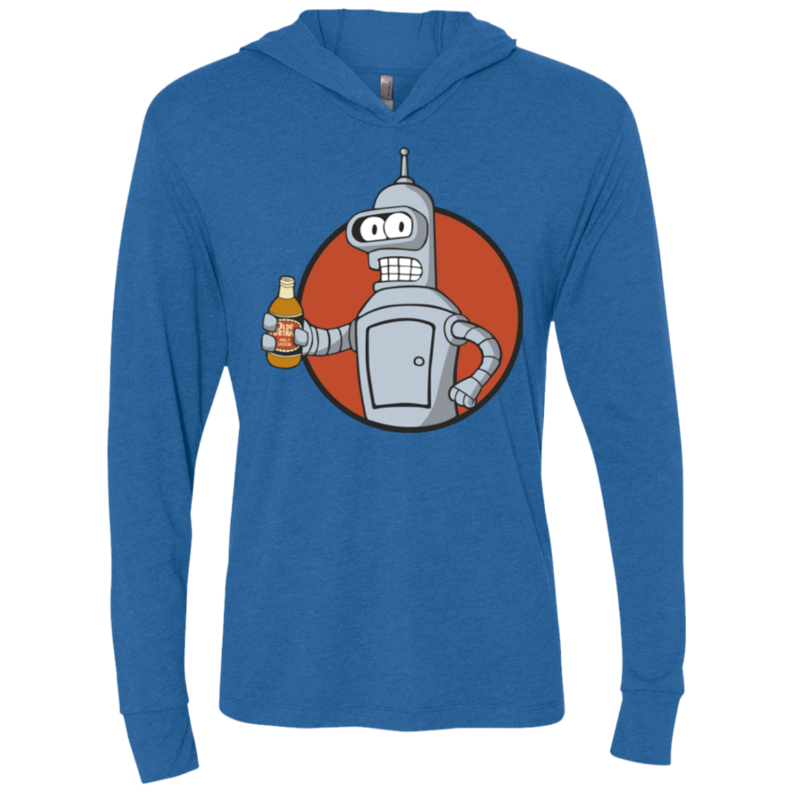 Vault bot Triblend Long Sleeve Hoodie Tee