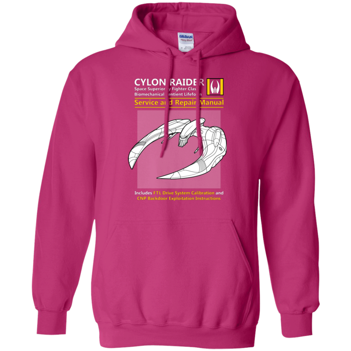 CYLON RAIDER SERVICE & REPAIR MANUAL Pullover Hoodie