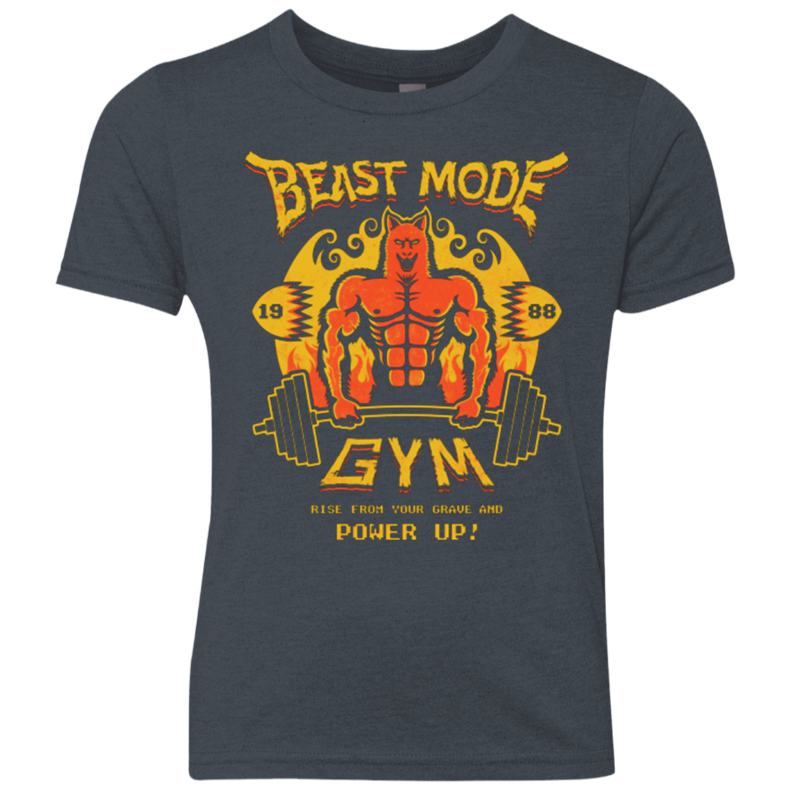 Beast Mode Gym Youth Triblend T-Shirt