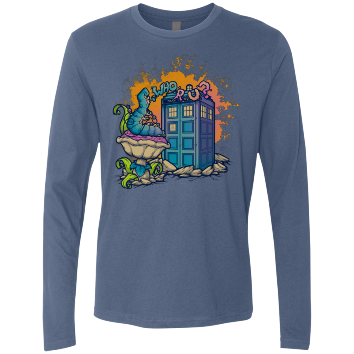 WHO R U 2 Men's Premium Long Sleeve