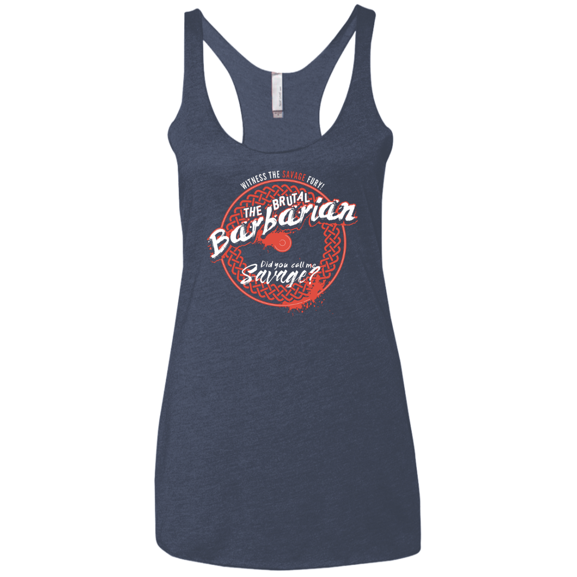 Barbarian Women's Triblend Racerback Tank