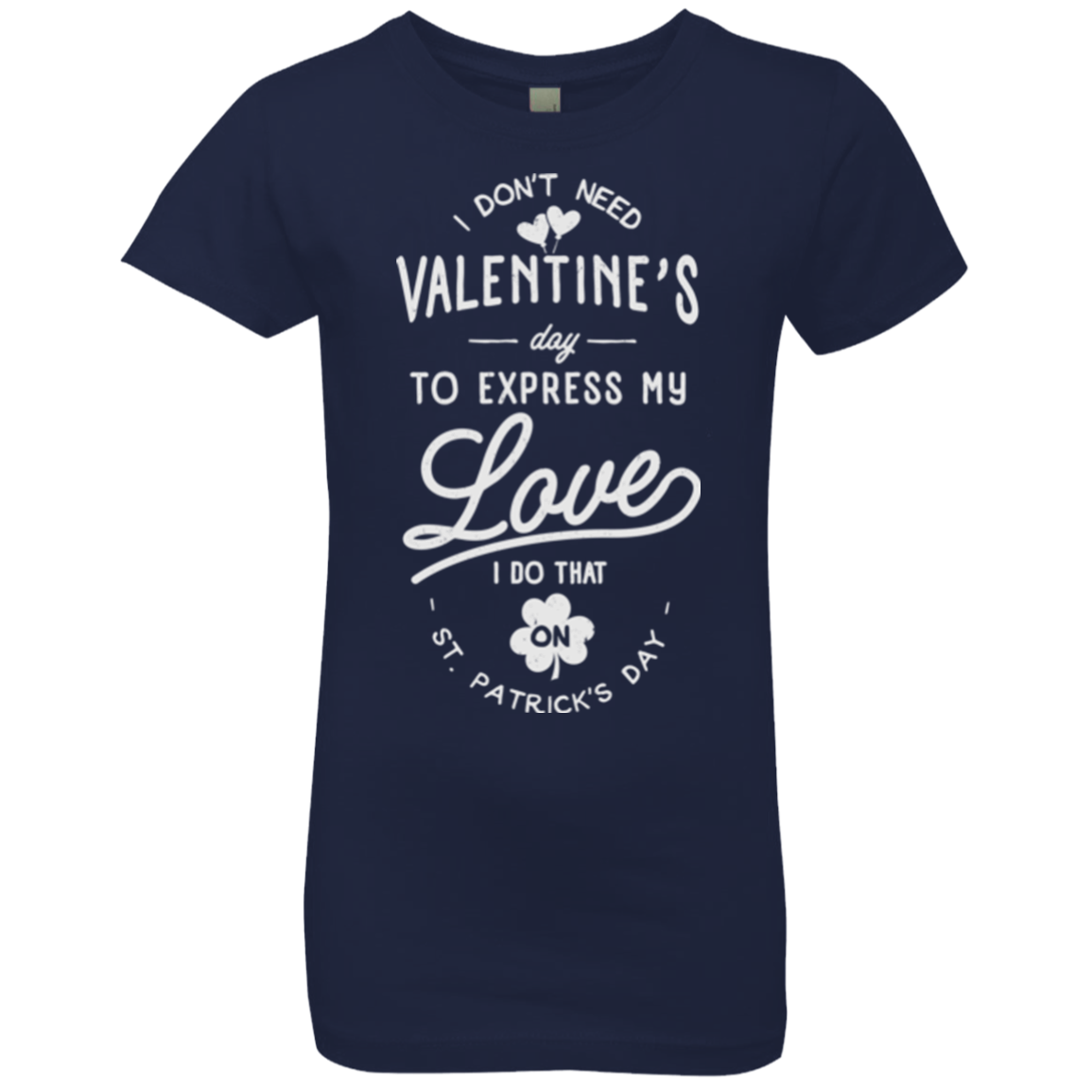 Valentine's Day Girls Premium T-Shirt