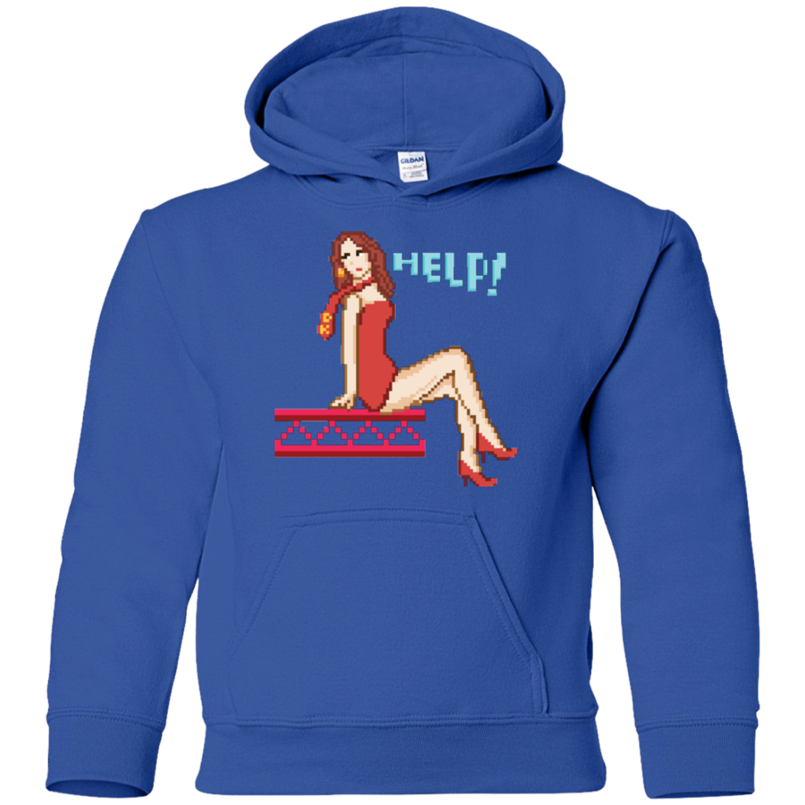 Pixel Pinup Pauline Youth Hoodie