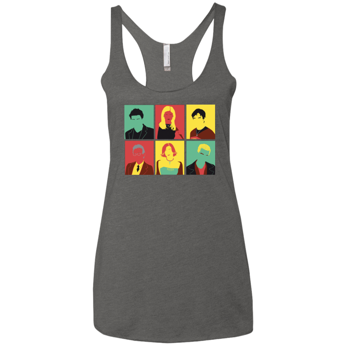 Slayer pop Women's Triblend Racerback Tank