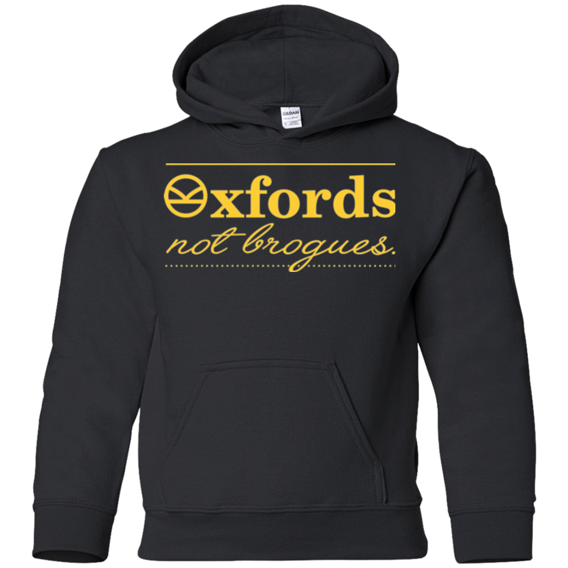 Oxfords Not Brogues Youth Hoodie
