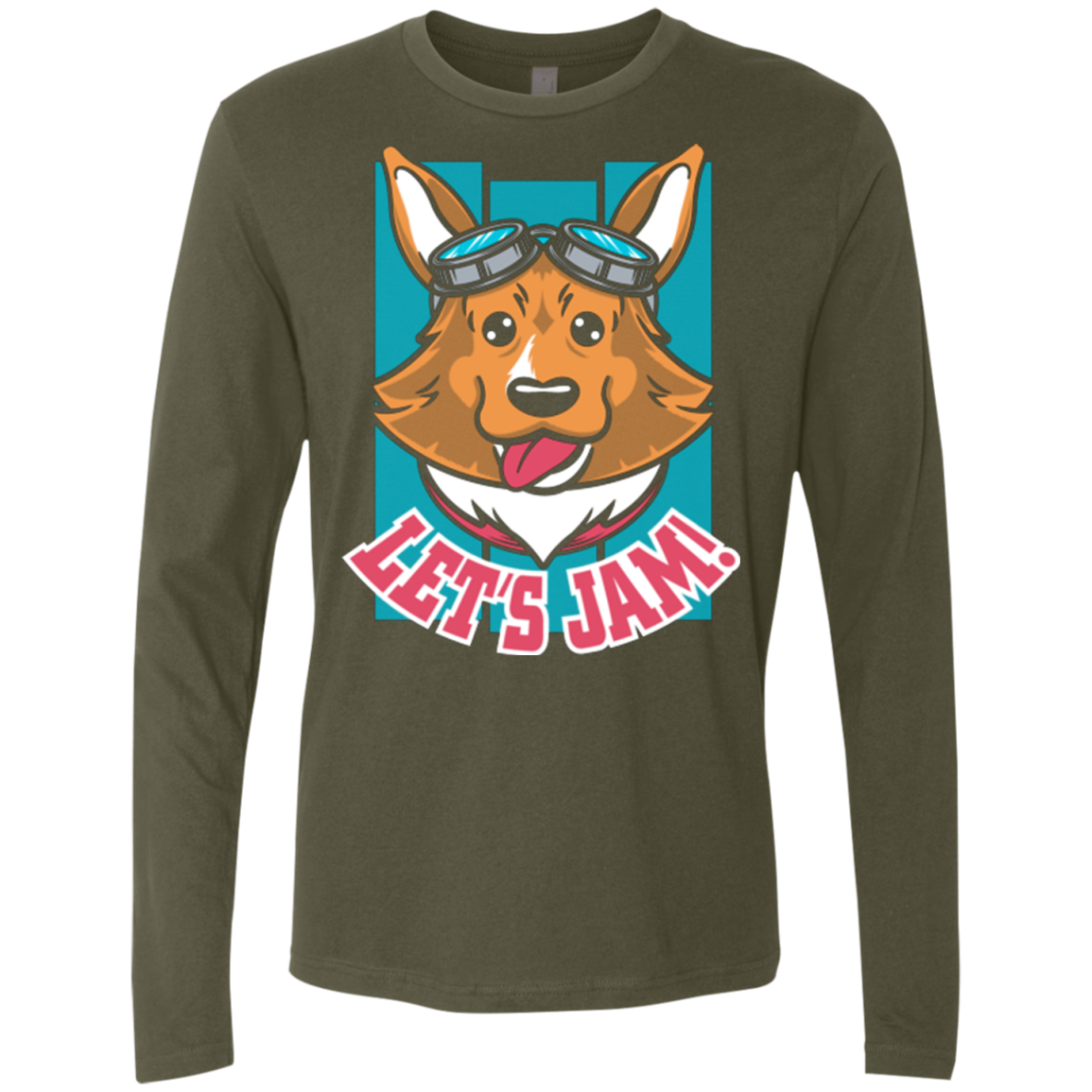 Lets Jam (2) Men's Premium Long Sleeve