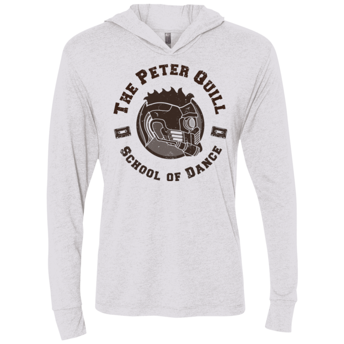 Peter Quill Triblend Long Sleeve Hoodie Tee