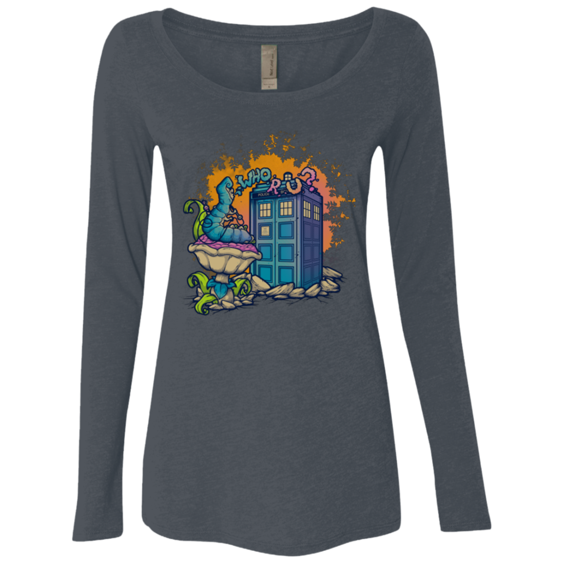 WHO R U 2 Women's Triblend Long Sleeve Shirt