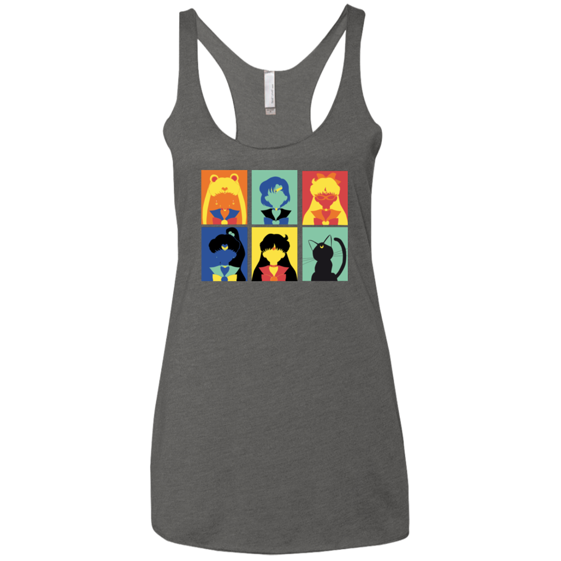 Sailor pop Women's Triblend Racerback Tank