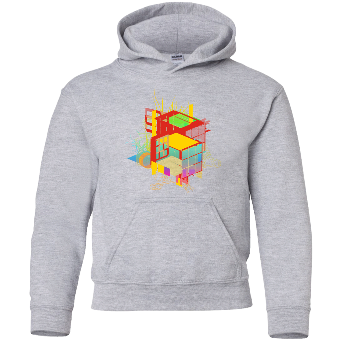 Rubik's Building Youth Hoodie
