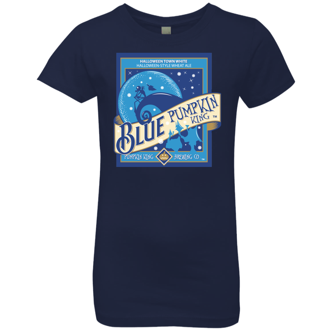 Blue Pumpkin King Girls Premium T-Shirt