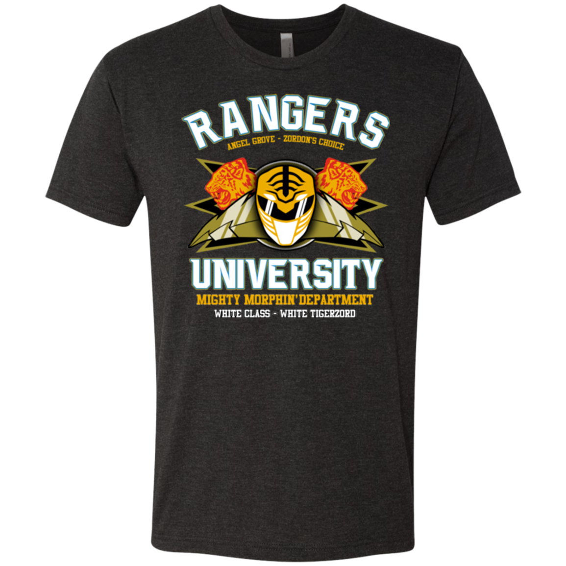 Rangers U White Ranger Men's Triblend T-Shirt