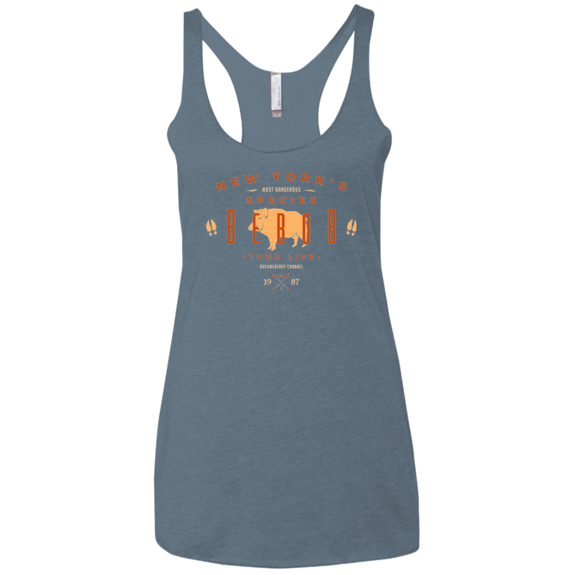NY SPECIES - BEBOB Women's Triblend Racerback Tank