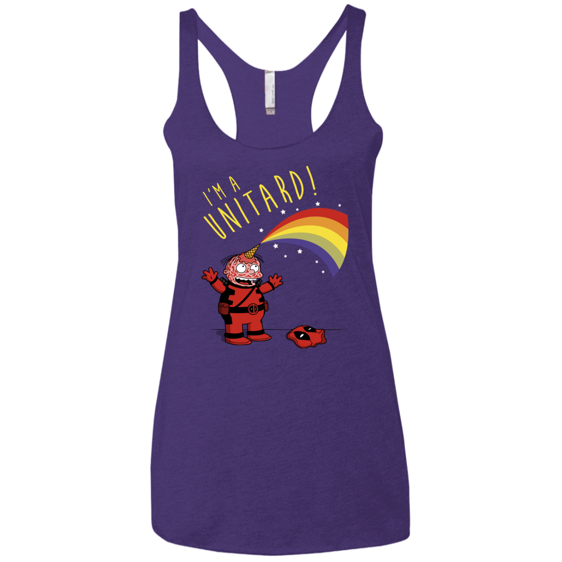 unitard-Raffiti Women's Triblend Racerback Tank