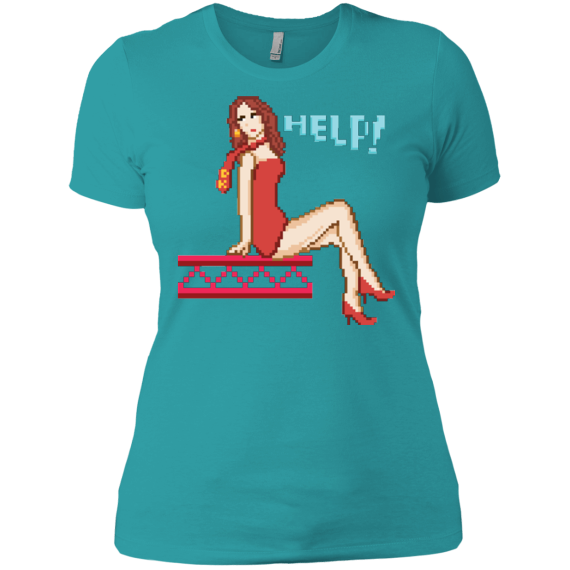 Pixel Pinup Pauline Women's Premium T-Shirt