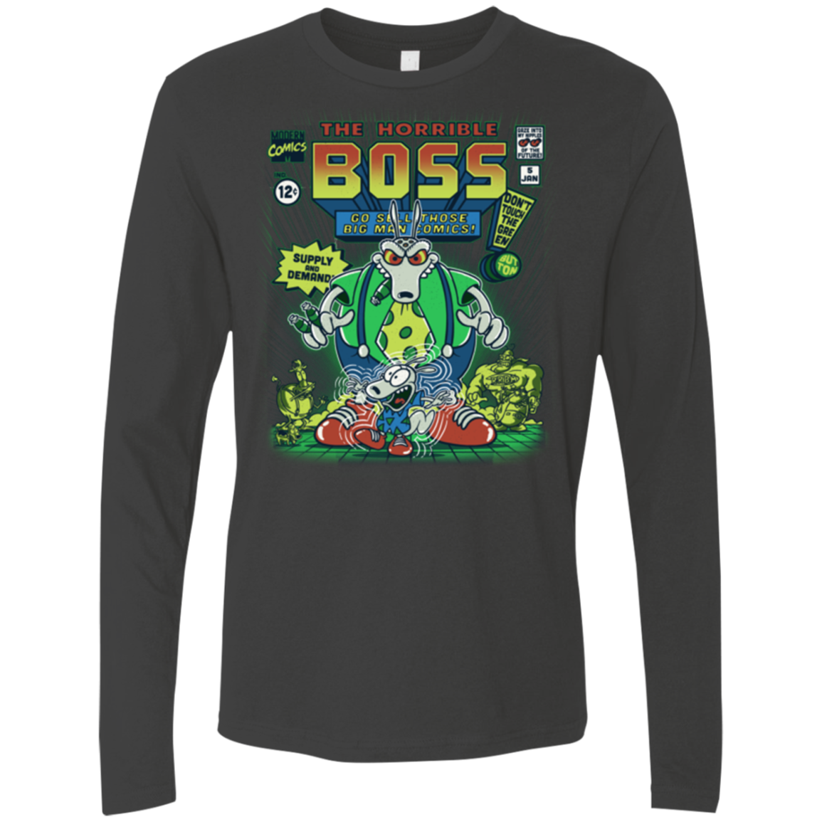 The Horrible Boss Men's Premium Long Sleeve