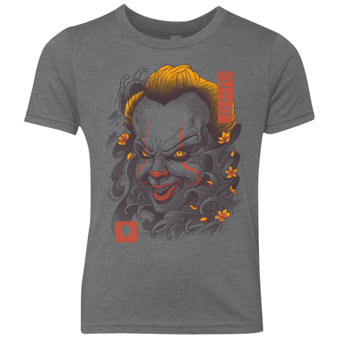 Oni Clown Mask Youth Triblend T-Shirt
