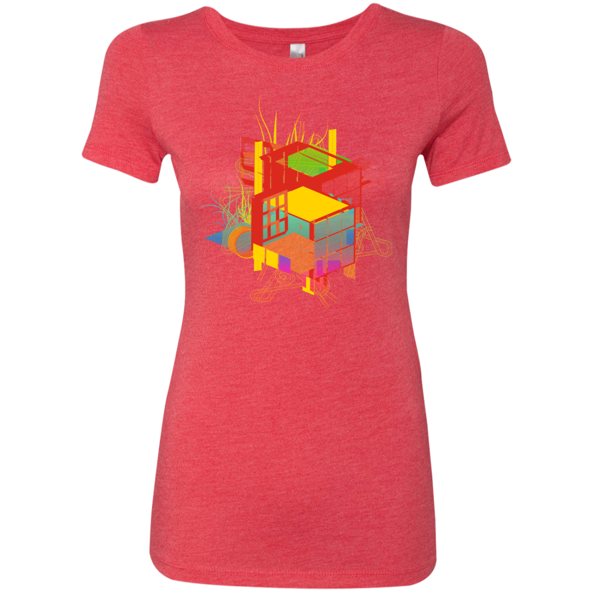 Rubik's Building Women's Triblend T-Shirt