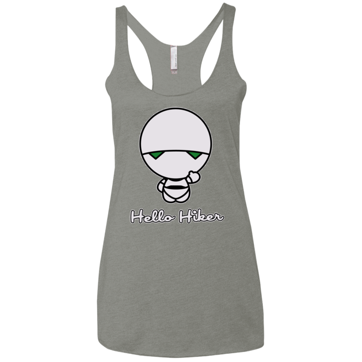 Hello Hiker Women's Triblend Racerback Tank