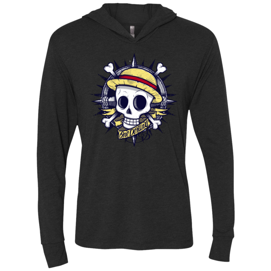 One Destiny Triblend Long Sleeve Hoodie Tee