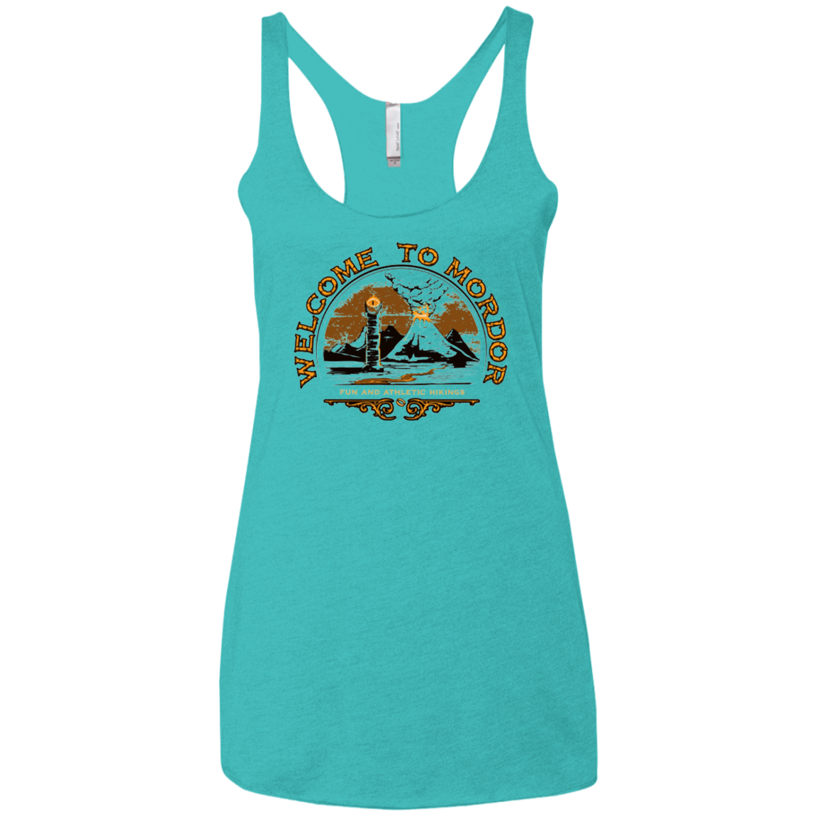 Welcome to Mordor Women's Triblend Racerback Tank