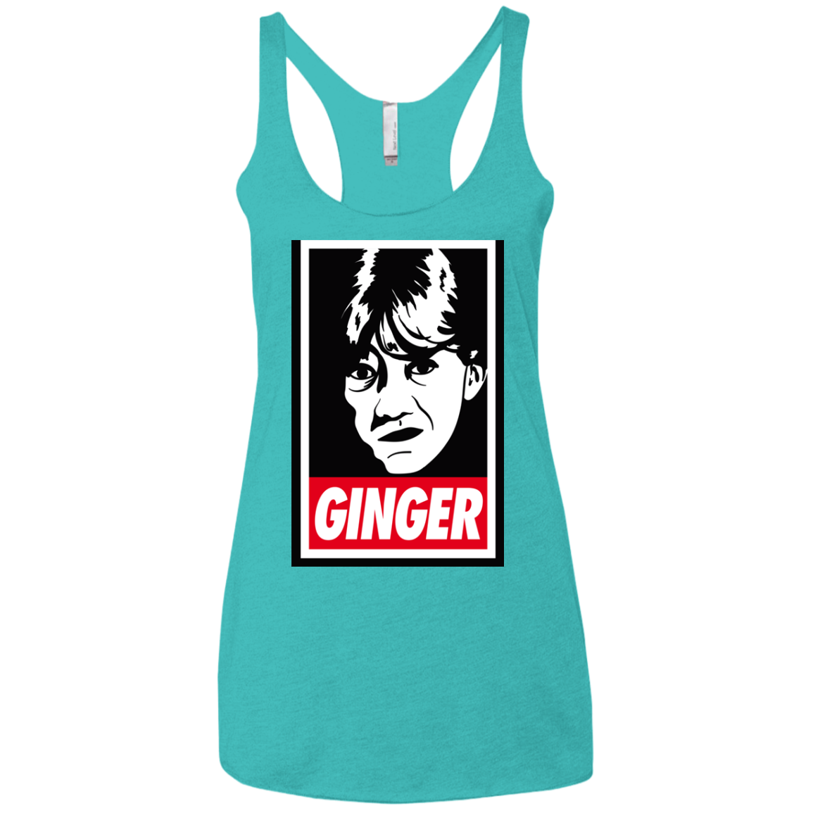 GINGER Women's Triblend Racerback Tank