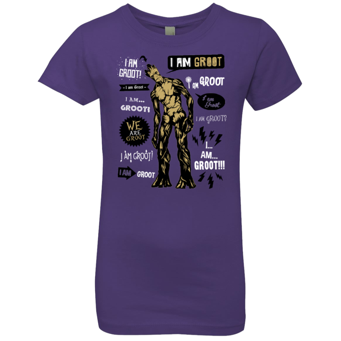 Groot Famous Quotes Girls Premium T-Shirt