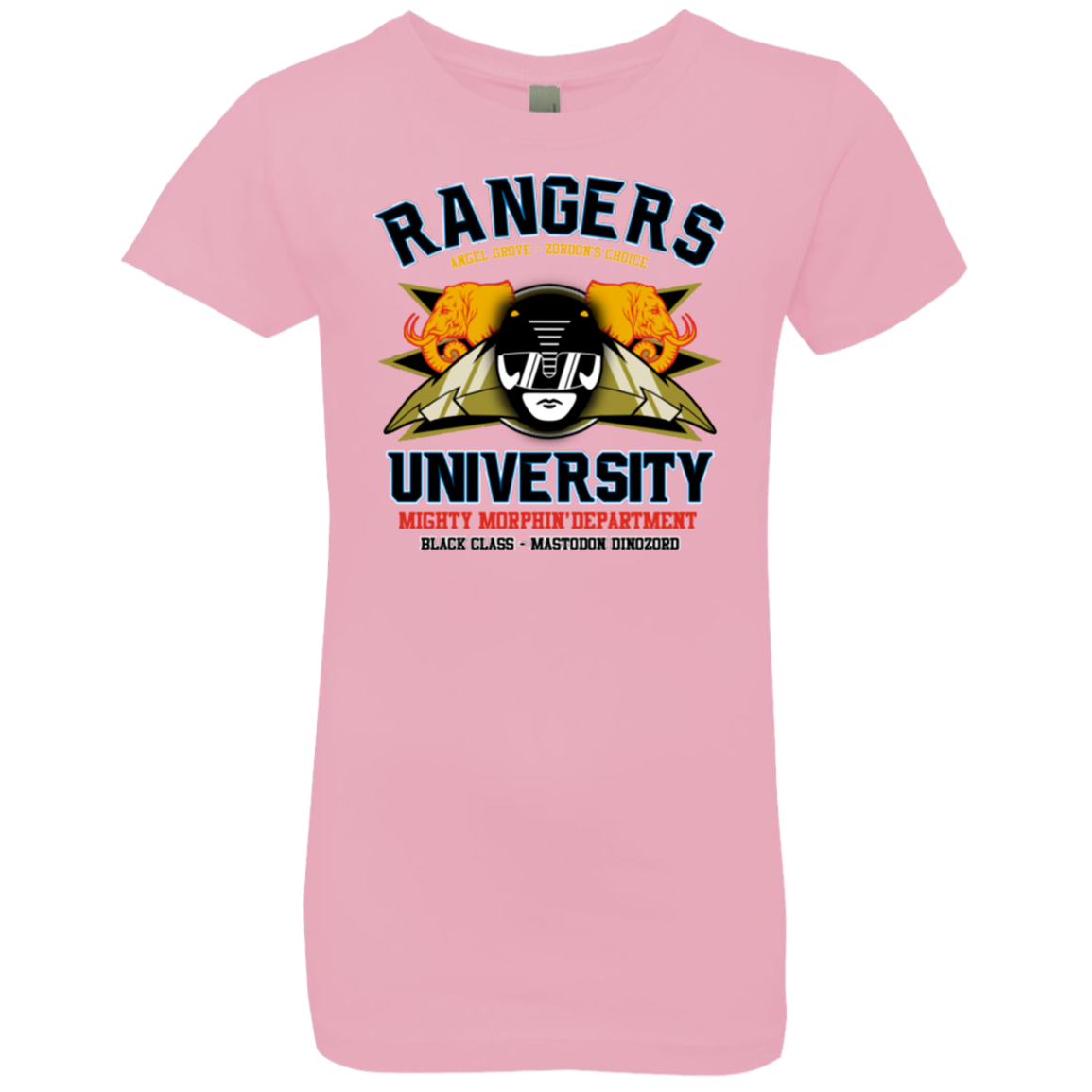 Rangers U Black Ranger Girls Premium T-Shirt