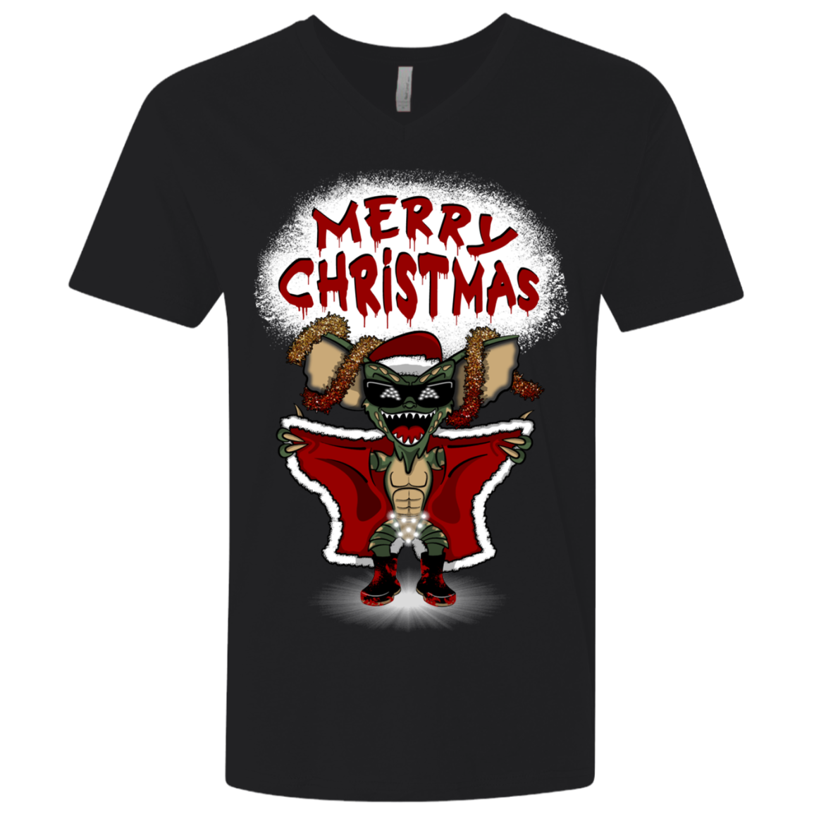 Flashing Through The Snow Men's Premium V-Neck