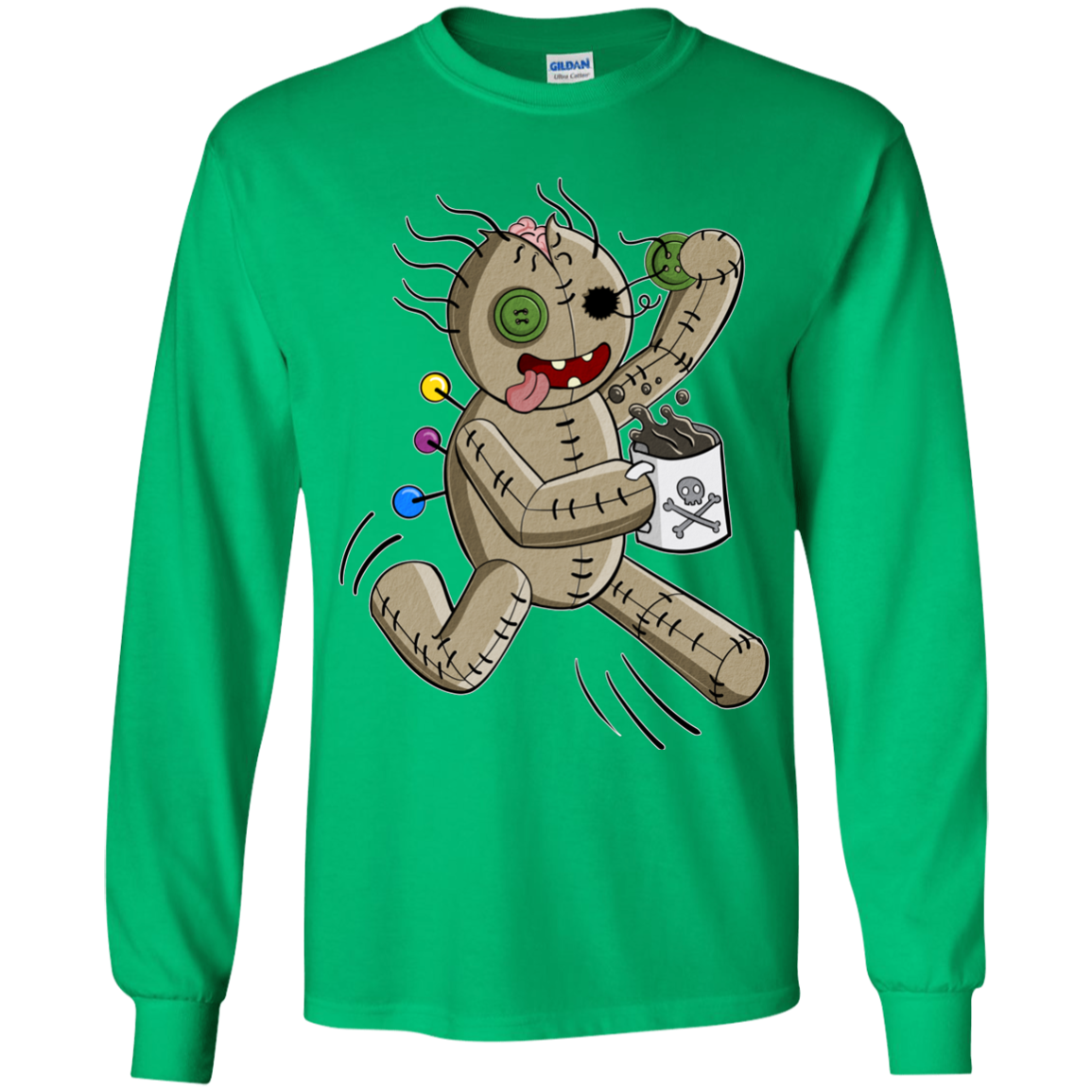 Voodoo Coffee Runner Youth Long Sleeve T-Shirt