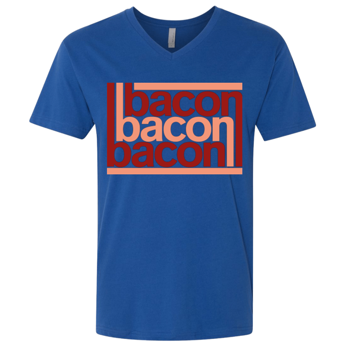 Bacon-Bacon-Bacon Men's Premium V-Neck