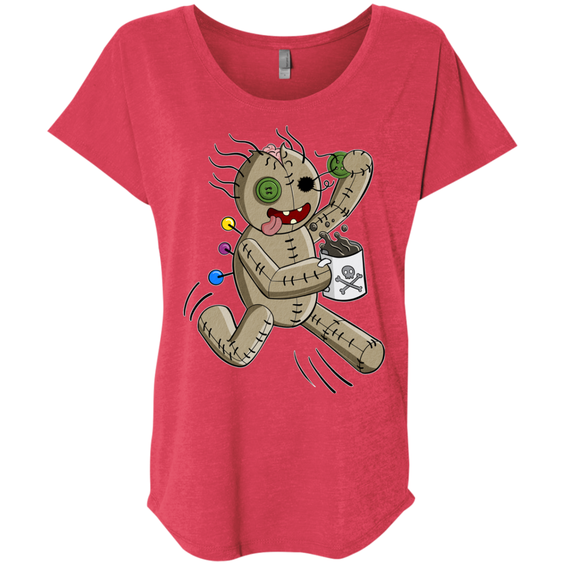 Voodoo Coffee Runner Triblend Dolman Sleeve