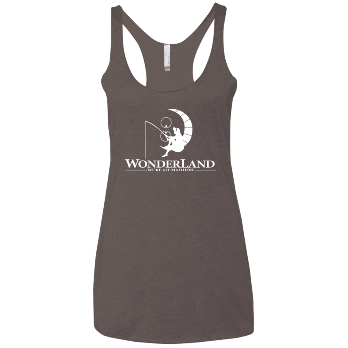Wonderland Animation Women's Triblend Racerback Tank