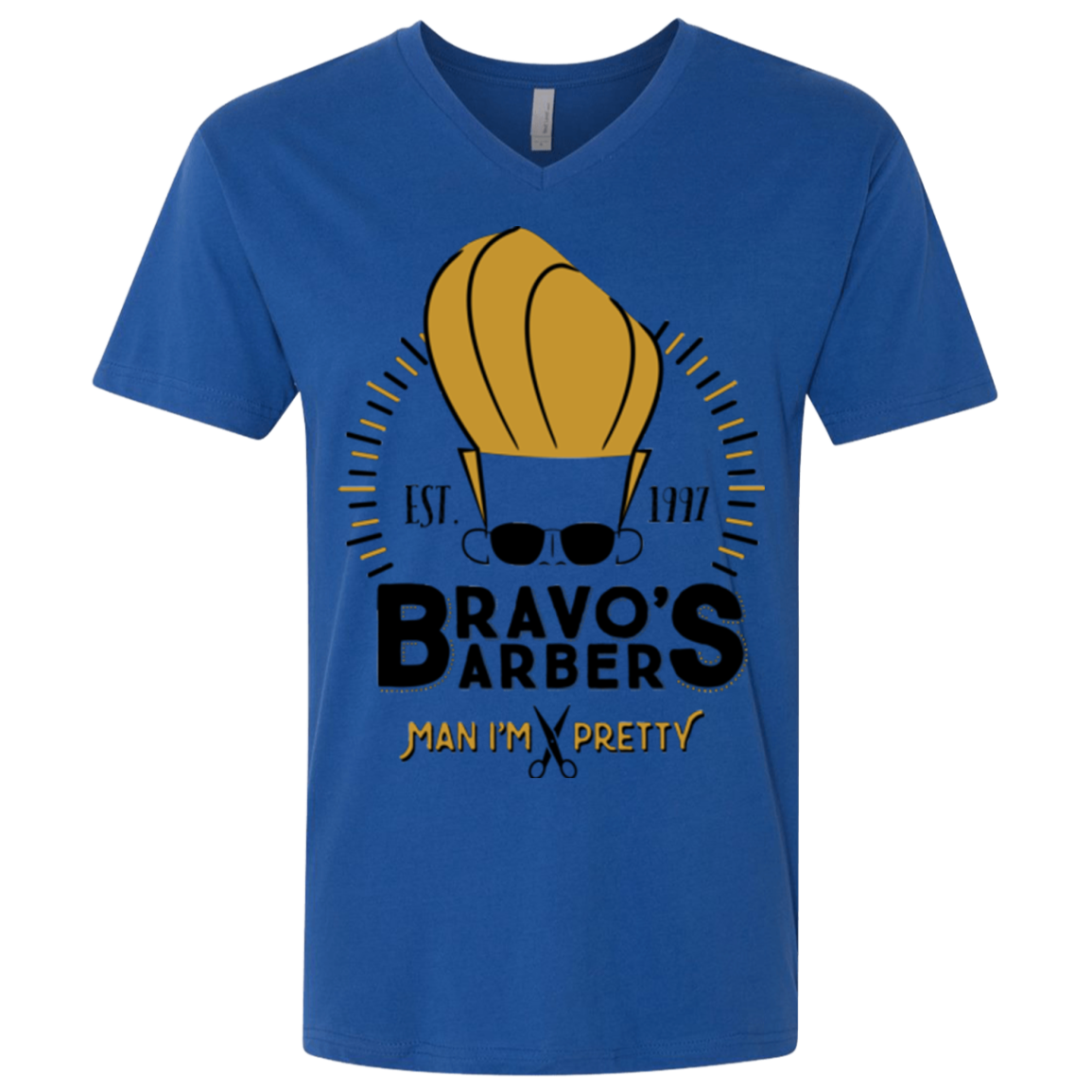 Bravos Barbers Men's Premium V-Neck
