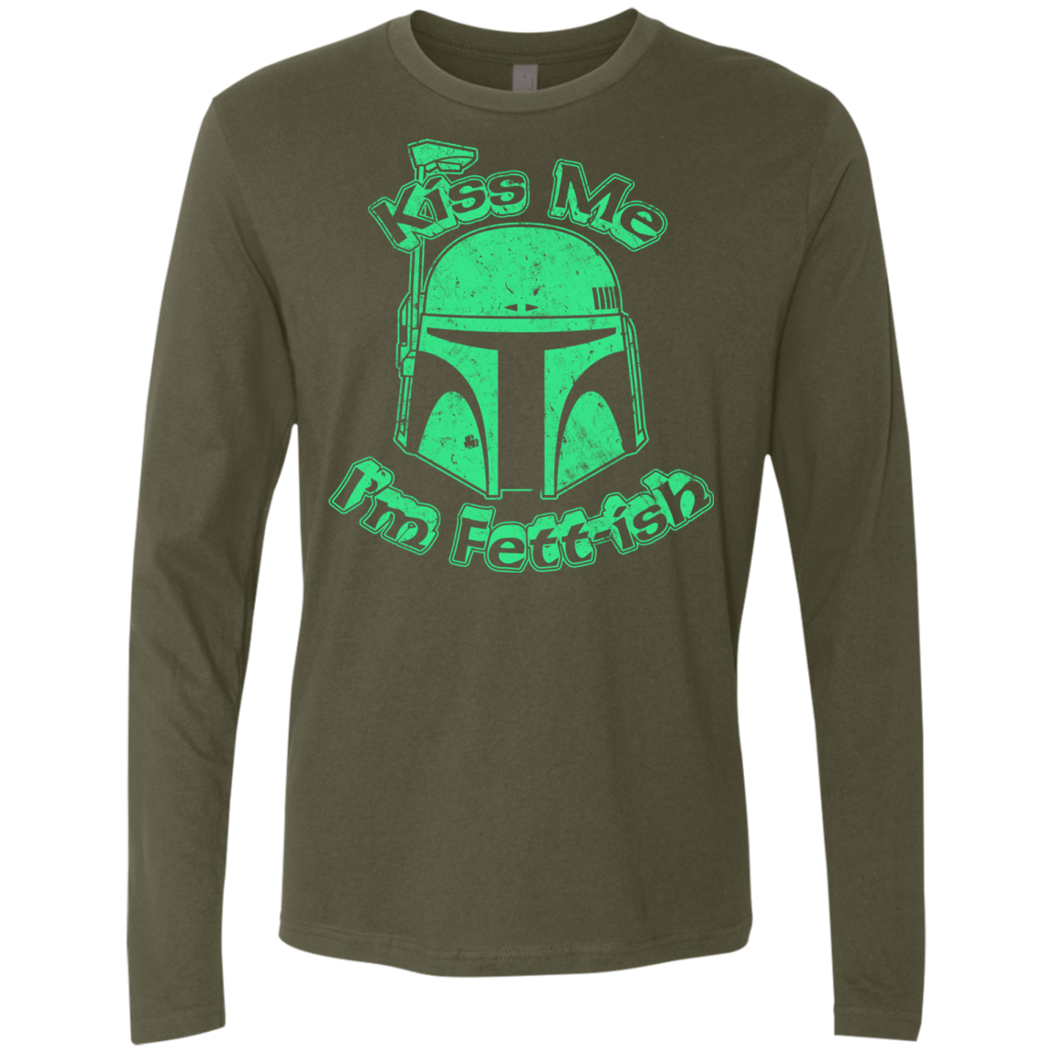 Kiss Me Im Fettish Men's Premium Long Sleeve