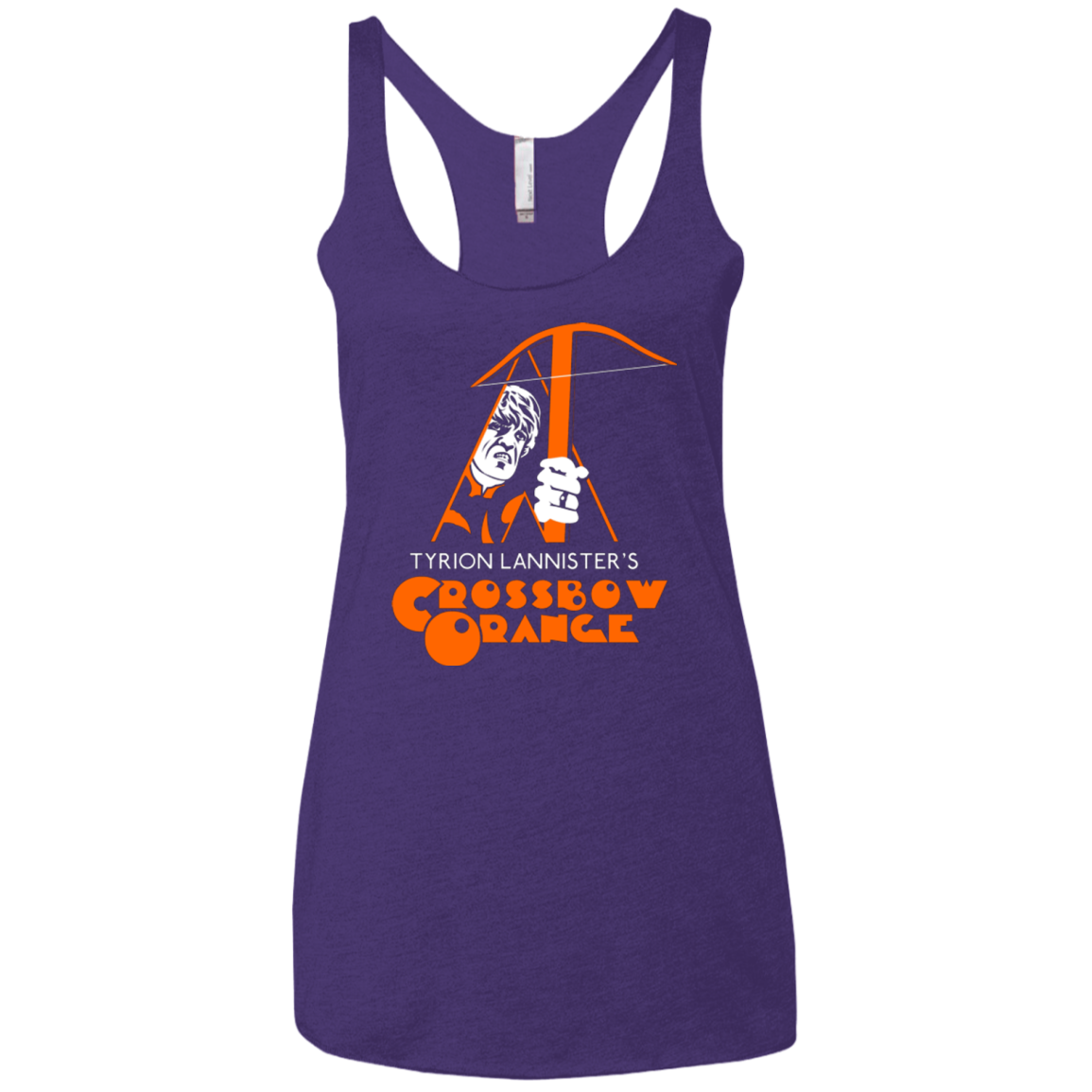 Crossbow Orange Women's Triblend Racerback Tank