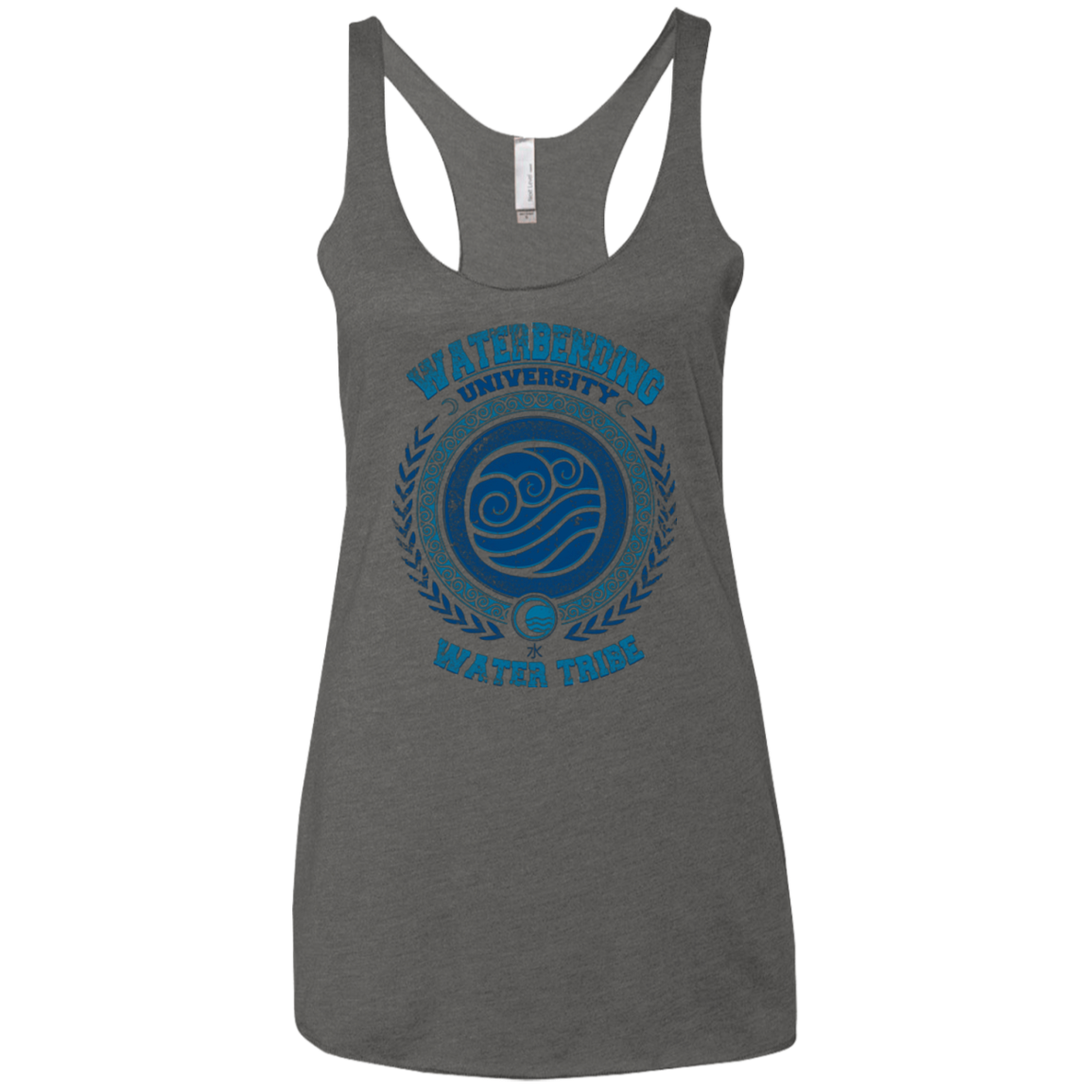 Waterbending University Women's Triblend Racerback Tank