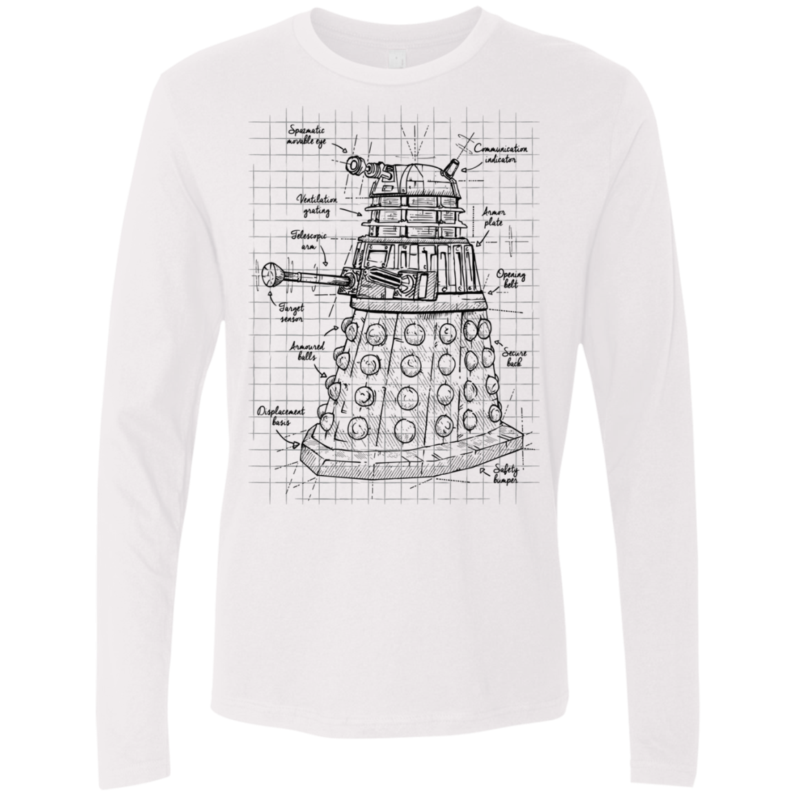 Dalek Plan Men's Premium Long Sleeve