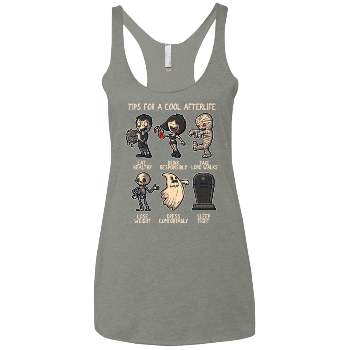 Cool Afterlife Women's Triblend Racerback Tank