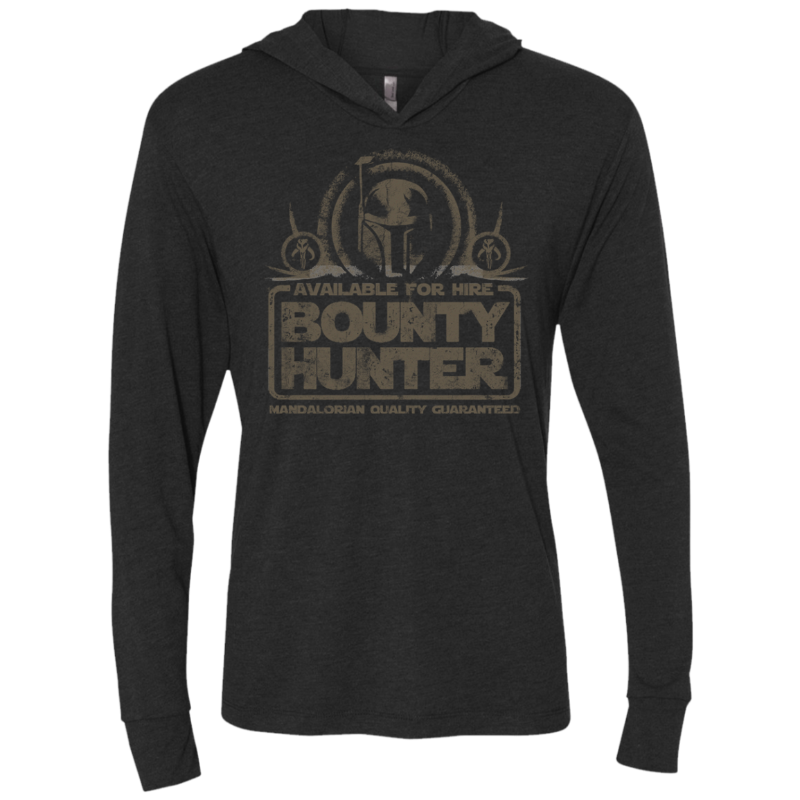 bounty hunter 2 Triblend Long Sleeve Hoodie Tee