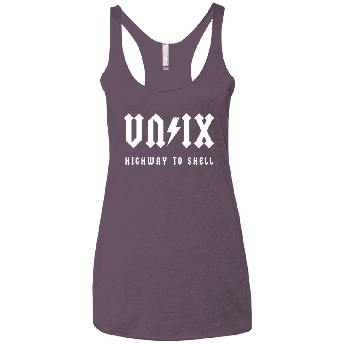 Highway to shell Women's Triblend Racerback Tank