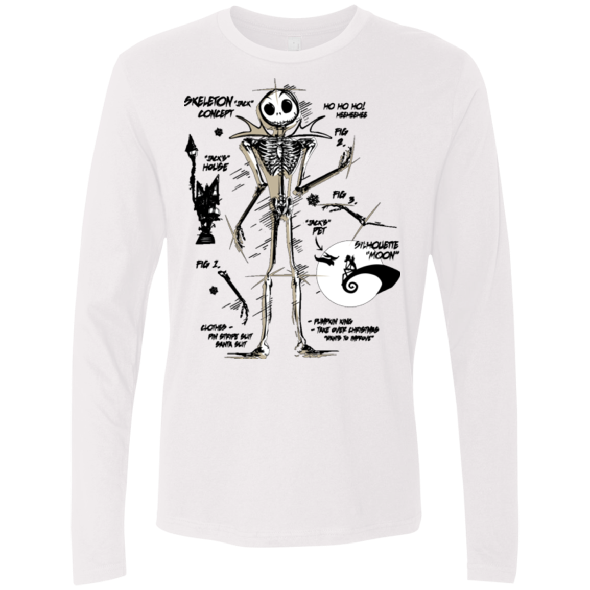 Skeleton Concept Men's Premium Long Sleeve