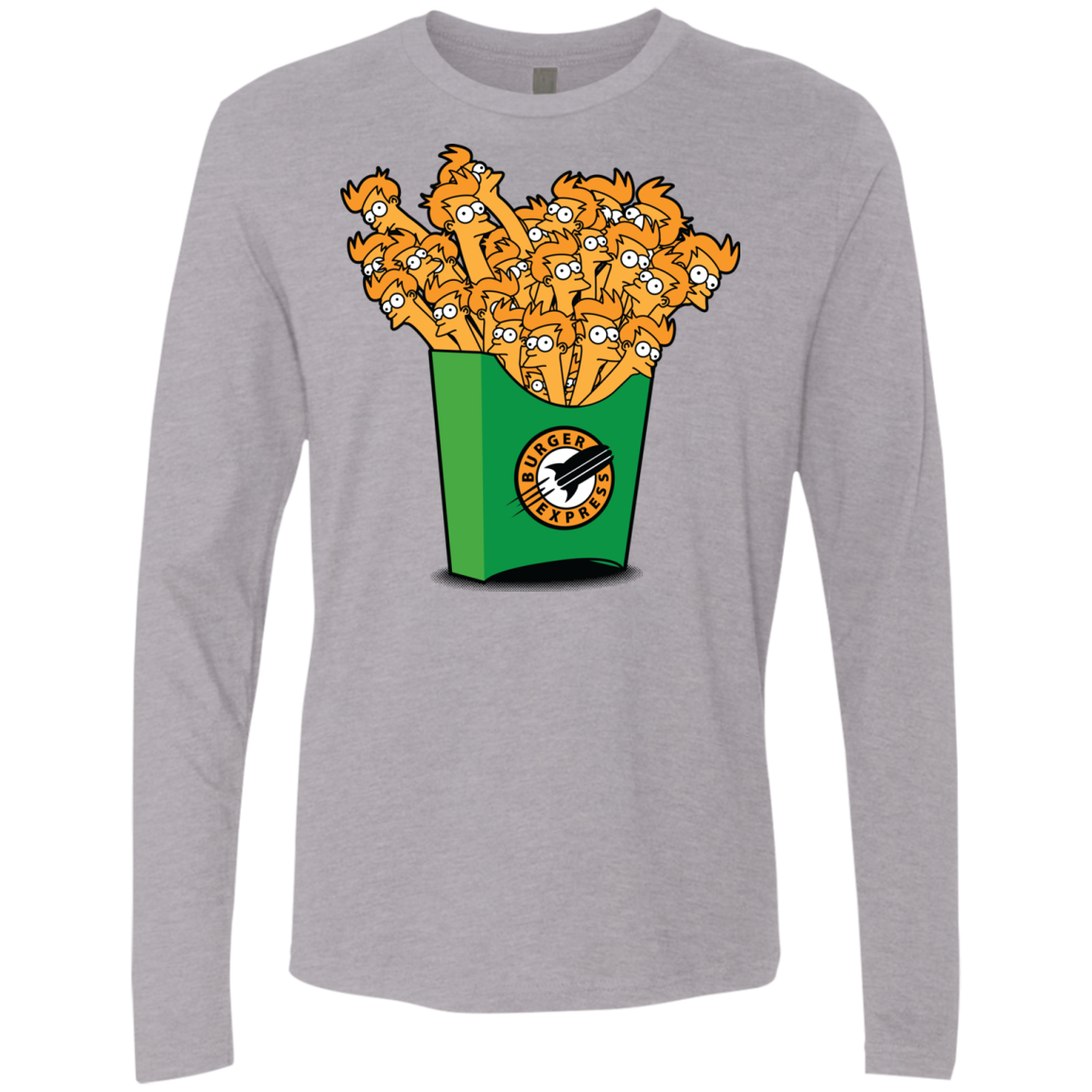 Box of Fries Men's Premium Long Sleeve