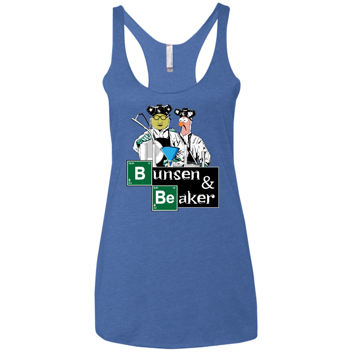 Bunsen & Beaker Women's Triblend Racerback Tank