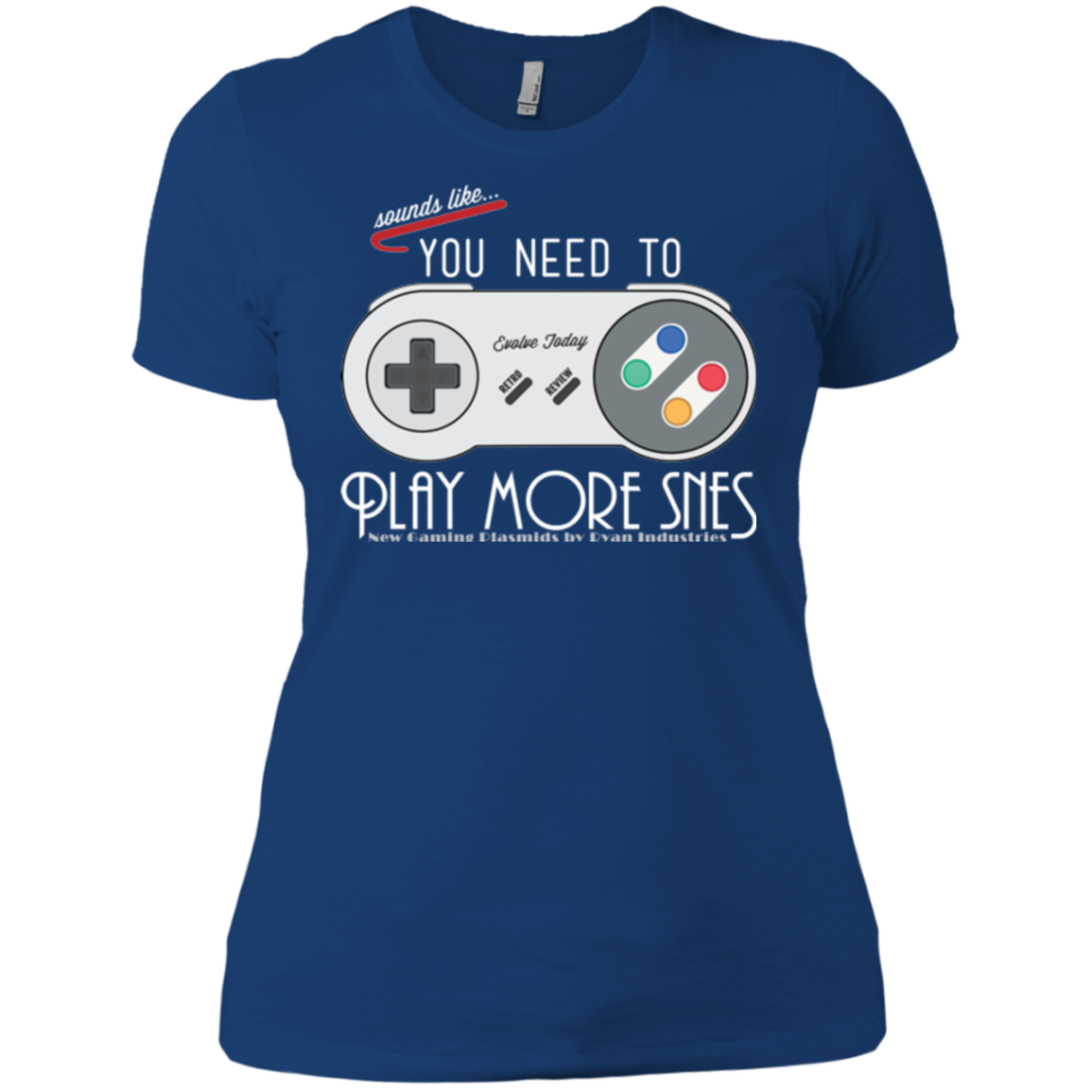 Evolve Today! Play More SNES Women's Premium T-Shirt