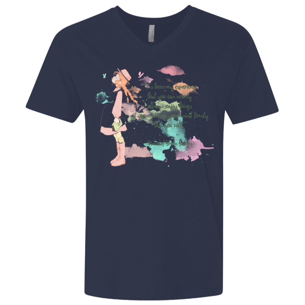Anne of Green Gables Men's Premium V-Neck