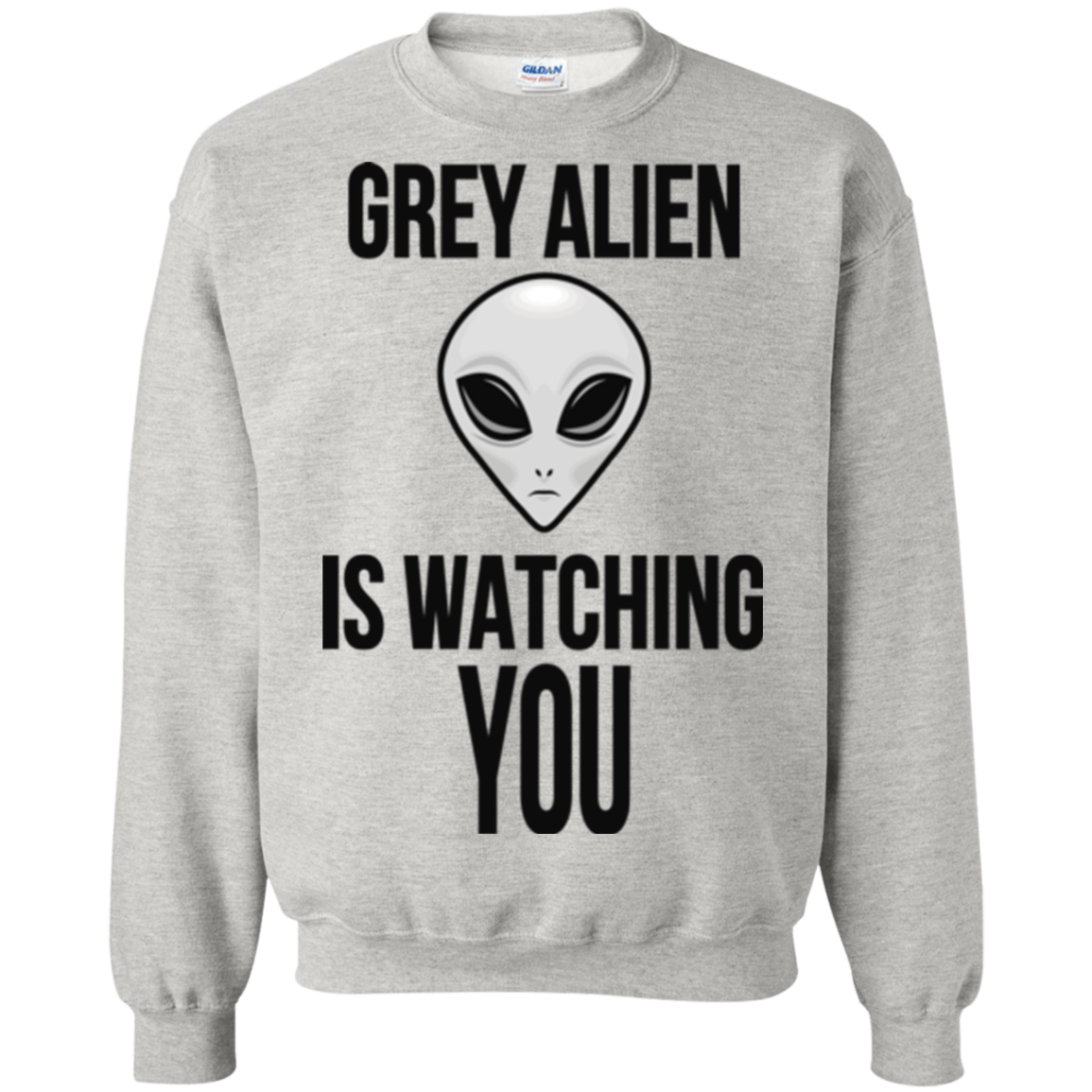 Grey Alien Crewneck Sweatshirt