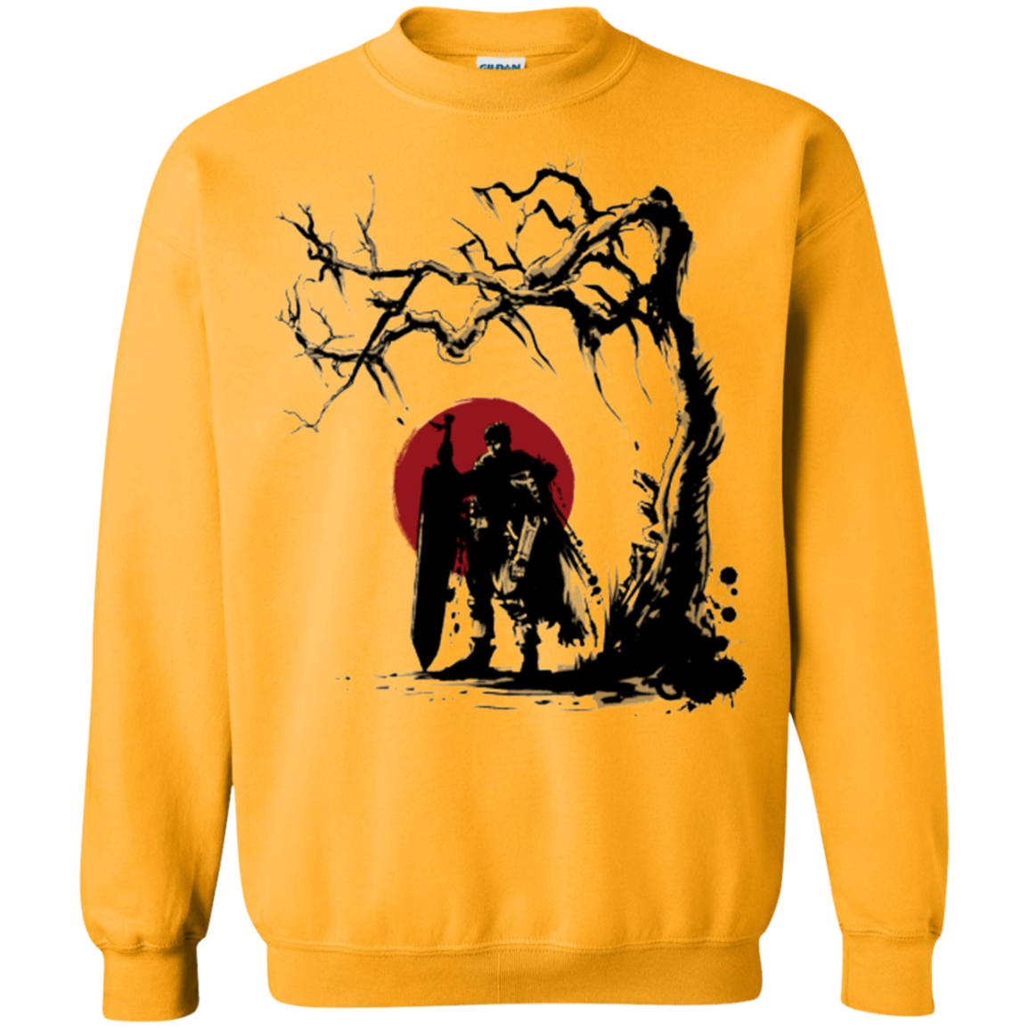 Black Swordsman under the sun Crewneck Sweatshirt