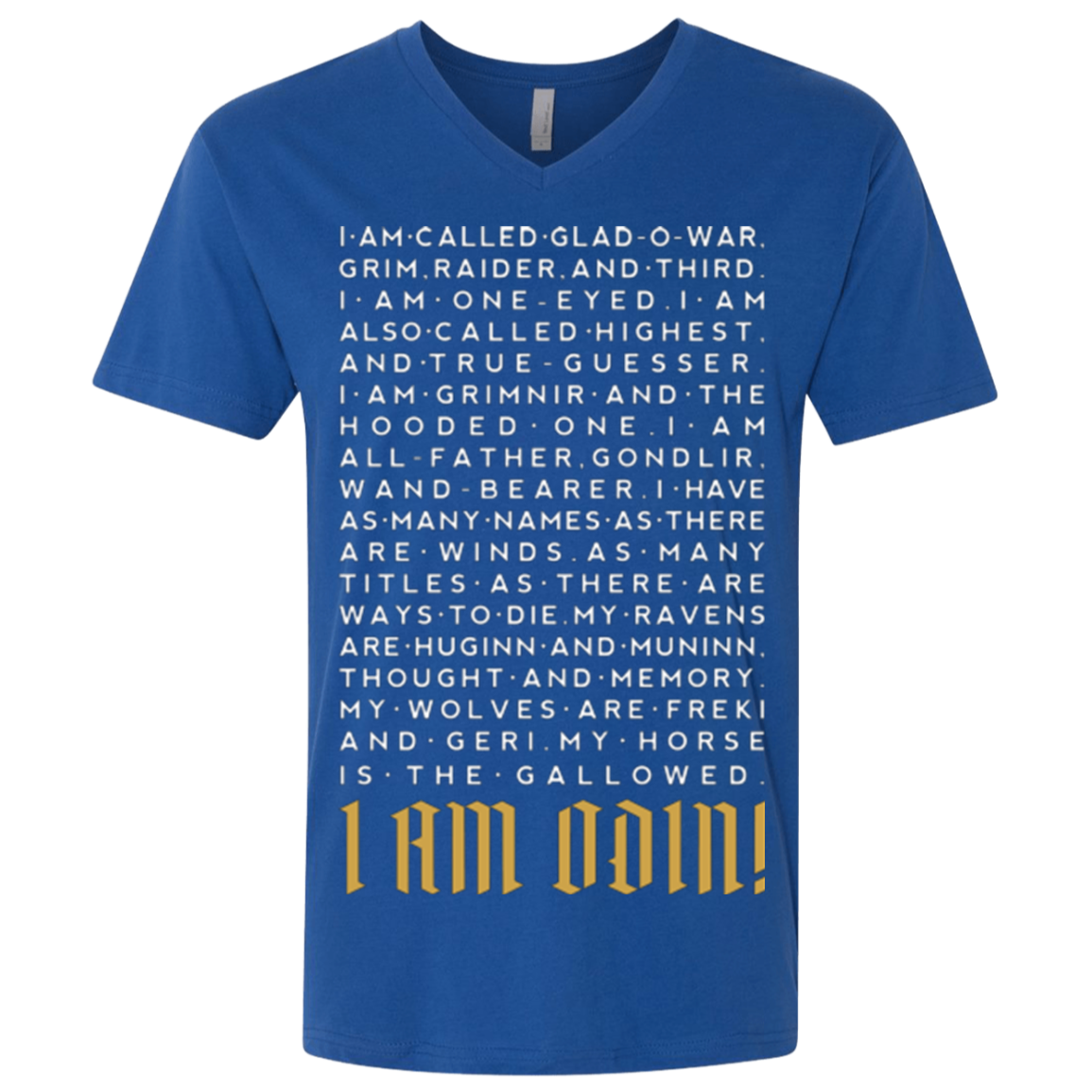 I am Odin Men's Premium V-Neck